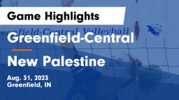 Greenfield-Central  vs New Palestine  Game Highlights - Aug. 31, 2023