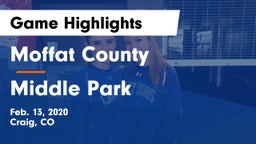 Moffat County  vs Middle Park  Game Highlights - Feb. 13, 2020