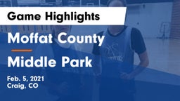 Moffat County  vs Middle Park  Game Highlights - Feb. 5, 2021