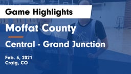 Moffat County  vs Central - Grand Junction  Game Highlights - Feb. 6, 2021