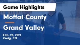 Moffat County  vs Grand Valley  Game Highlights - Feb. 26, 2021