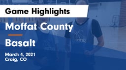 Moffat County  vs Basalt Game Highlights - March 4, 2021