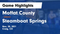 Moffat County  vs Steamboat Springs Game Highlights - Nov. 30, 2021
