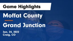 Moffat County  vs Grand Junction  Game Highlights - Jan. 24, 2022
