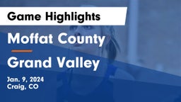 Moffat County  vs Grand Valley  Game Highlights - Jan. 9, 2024