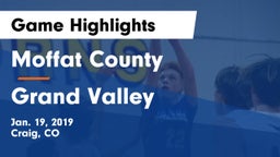 Moffat County  vs Grand Valley  Game Highlights - Jan. 19, 2019