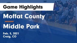 Moffat County  vs Middle Park  Game Highlights - Feb. 5, 2021