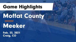 Moffat County  vs Meeker  Game Highlights - Feb. 23, 2021