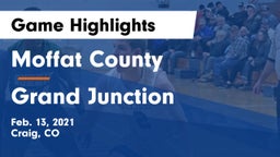 Moffat County  vs Grand Junction  Game Highlights - Feb. 13, 2021