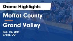 Moffat County  vs Grand Valley  Game Highlights - Feb. 26, 2021