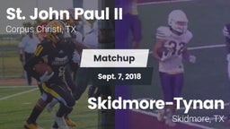 Matchup: St. John Paul II vs. Skidmore-Tynan  2018