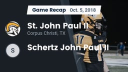 Recap: St. John Paul II  vs. Schertz John Paul II 2018