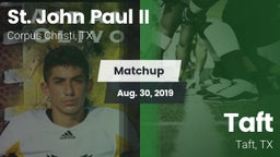 Matchup: St. John Paul II vs. Taft  2019