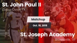 Matchup: St. John Paul II vs. St. Joseph Academy  2019