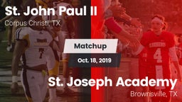 Matchup: St. John Paul II vs. St. Joseph Academy  2019