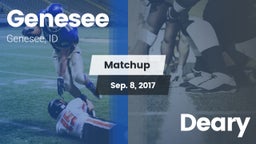 Matchup: Genesee vs. Deary 2017