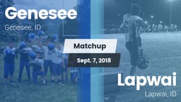 Matchup: Genesee vs. Lapwai  2018