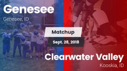 Matchup: Genesee vs. Clearwater Valley  2018