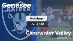 Matchup: Genesee vs. Clearwater Valley  2019