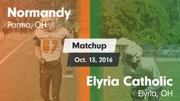 Matchup: Normandy vs. Elyria Catholic  2016