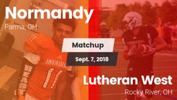 Matchup: Normandy vs. Lutheran West  2018