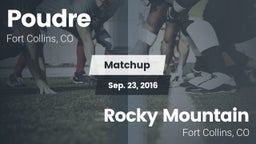 Matchup: Poudre vs. Rocky Mountain  2016