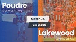 Matchup: Poudre vs. Lakewood  2016