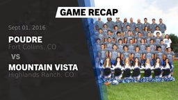 Recap: Poudre  vs. Mountain Vista  2016