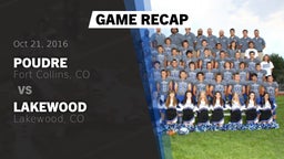 Recap: Poudre  vs. Lakewood  2016