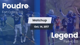Matchup: Poudre vs. Legend  2017