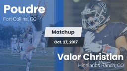 Matchup: Poudre vs. Valor Christian  2017