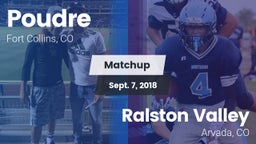 Matchup: Poudre vs. Ralston Valley  2018