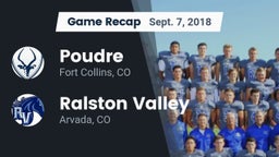 Recap: Poudre  vs. Ralston Valley  2018