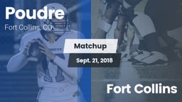 Matchup: Poudre vs. Fort Collins  2018