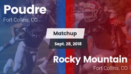 Matchup: Poudre vs. Rocky Mountain  2018