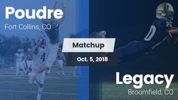 Matchup: Poudre vs. Legacy   2018