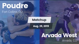 Matchup: Poudre vs. Arvada West  2019