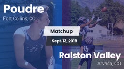 Matchup: Poudre vs. Ralston Valley  2019