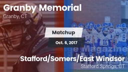 Matchup: Granby Memorial vs. Stafford/Somers/East Windsor  2017