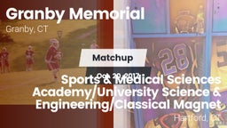 Matchup: Granby Memorial vs. Sports & Medical Sciences Academy/University Science & Engineering/Classical Magnet 2017