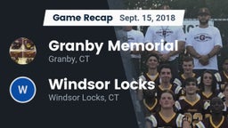 Recap: Granby Memorial  vs. Windsor Locks  2018