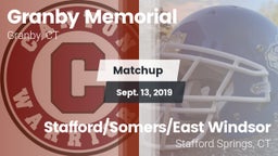 Matchup: Granby Memorial vs. Stafford/Somers/East Windsor  2019