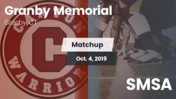 Matchup: Granby Memorial vs. SMSA 2019