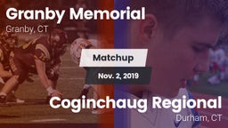 Matchup: Granby Memorial vs. Coginchaug Regional  2019