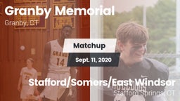 Matchup: Granby Memorial vs. Stafford/Somers/East Windsor  2020