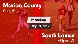 Matchup: Marion County vs. South Lamar  2016