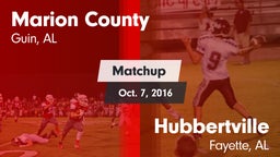 Matchup: Marion County vs. Hubbertville  2016