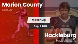 Matchup: Marion County vs. Hackleburg  2017