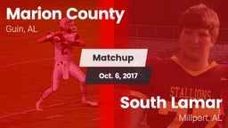 Matchup: Marion County vs. South Lamar  2017