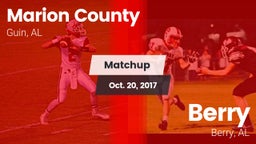 Matchup: Marion County vs. Berry  2017